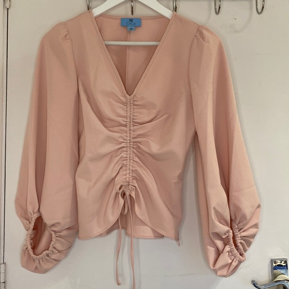 CeCe Tops - EUC pale pink blouse